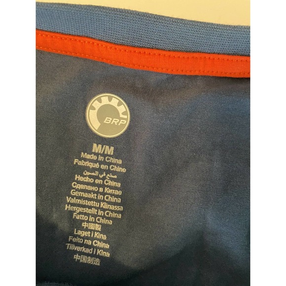 Can-am Womens v neck pocket t shirt blue size Medium New NWT. U2 - Picture 3 of 9